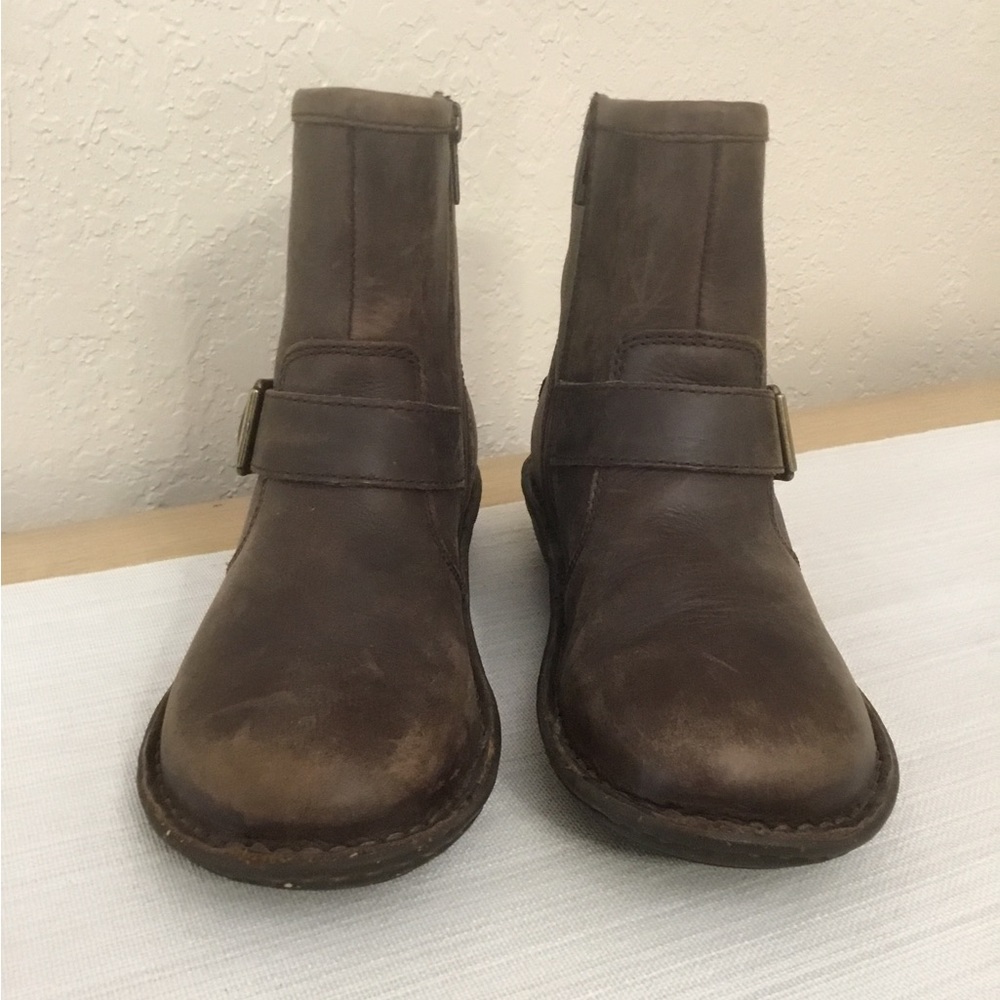 UGG Australia Bryce Winter Leather Boots in Lodge Brown Size 6 - Picture 11 of 11